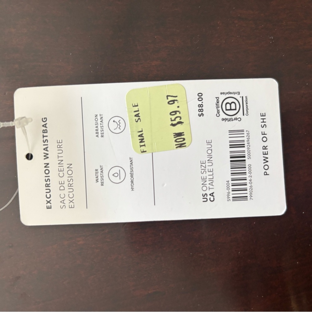 Athleta Black Phone Holder